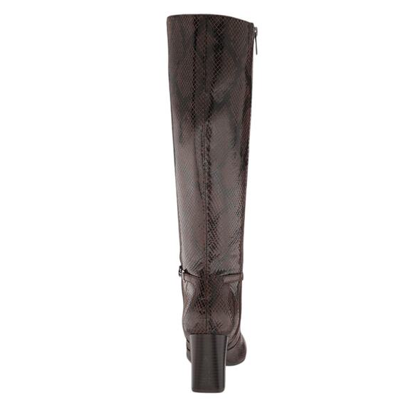 Bandolino Women's Brenda Regular Calf Knee High Boots Dark Bown Size 8 1/2 - Picture 5 of 6